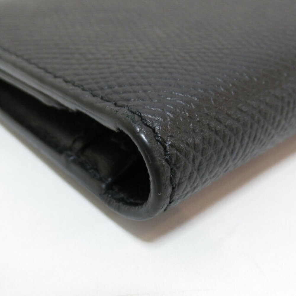 Celine Black Long Leather Wallet fold Bi - Picture 9 of 10